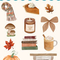 Studio Hibiscus Sticker Sheet - Cozy Fall