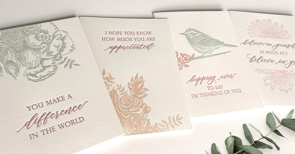 Hope You Know You Are Appreciated Letterpress Card