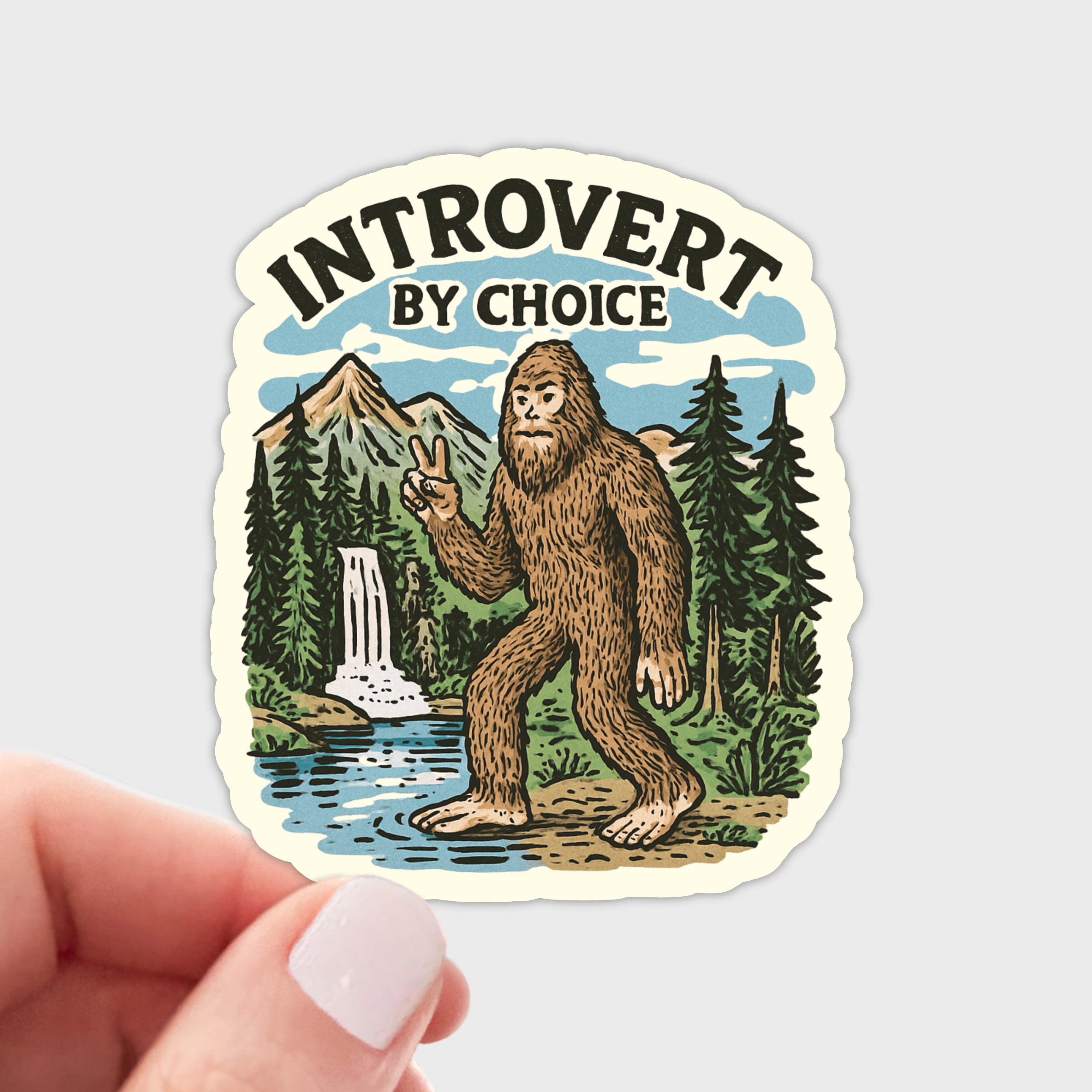 Introvert by Choice Sticker