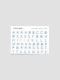 Raised Letter Stickers