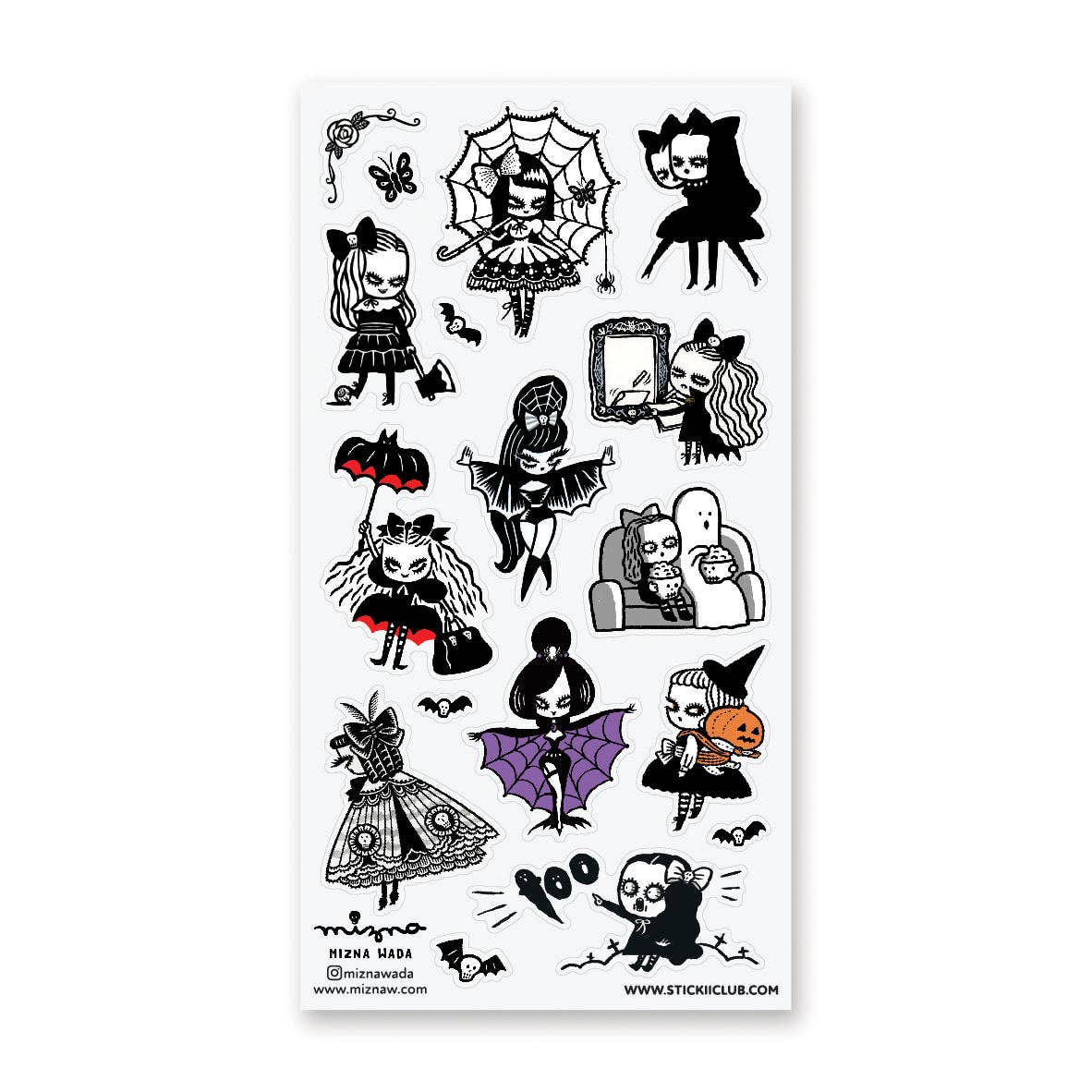 Creep it Cute Sticker Sheet