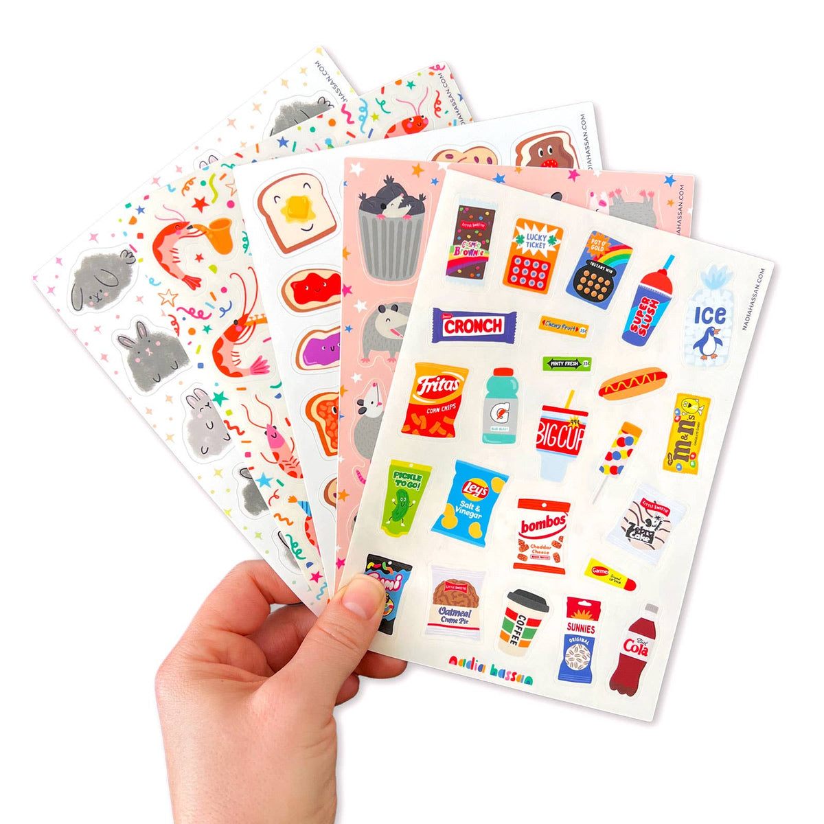 Awesome Possum 5x7 Sticker Sheet