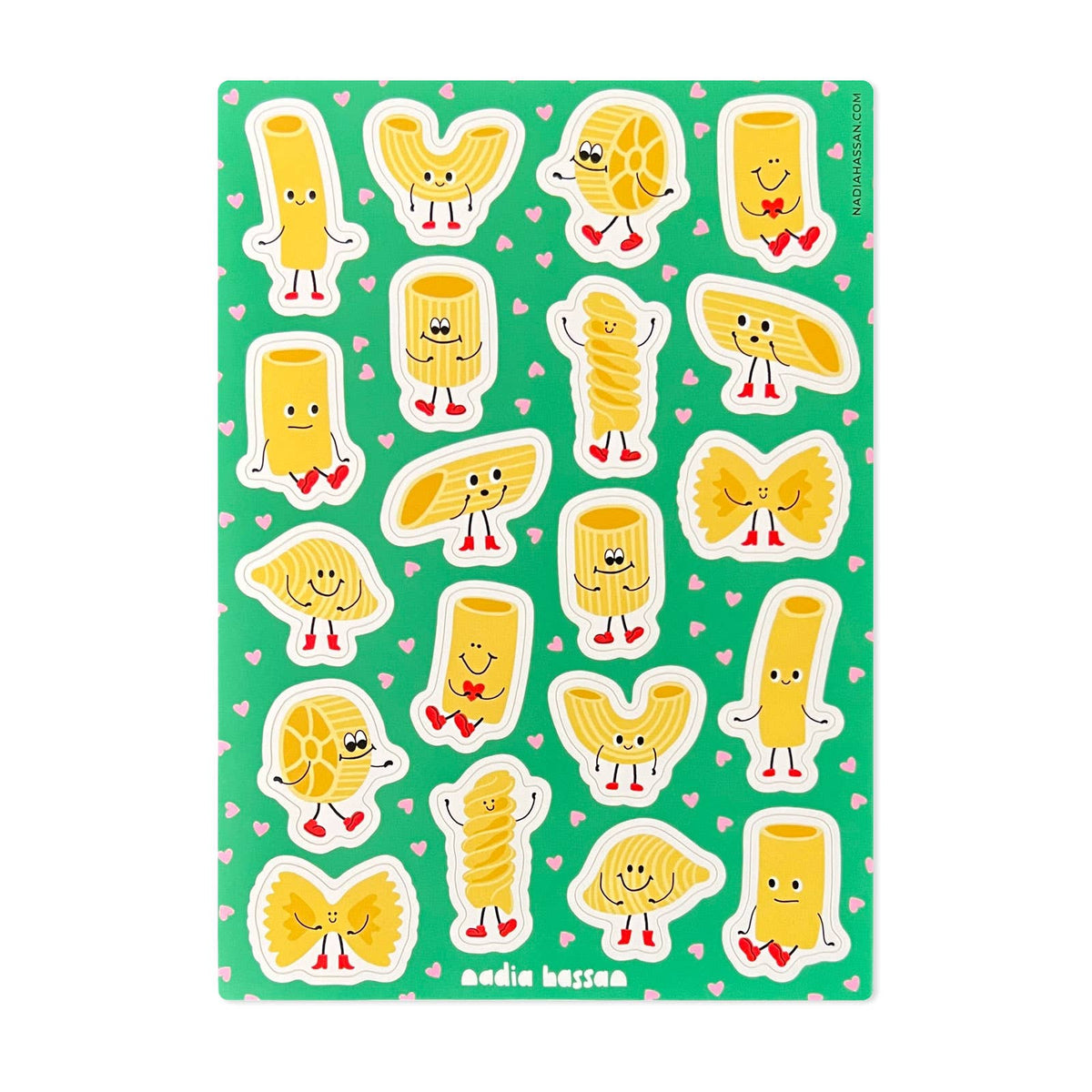 Pasta Pals 5x7 Sticker Sheet
