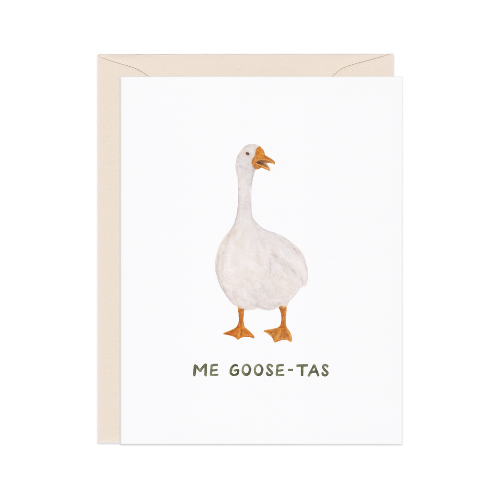 Me Goose-tas — Spanish Pun Love Card