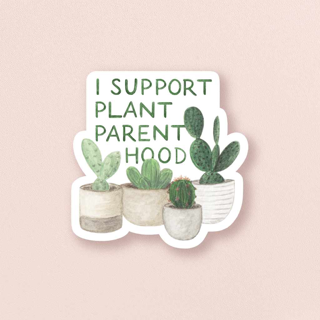 Planned Parenthood — Plant Pun Feminist Sticker