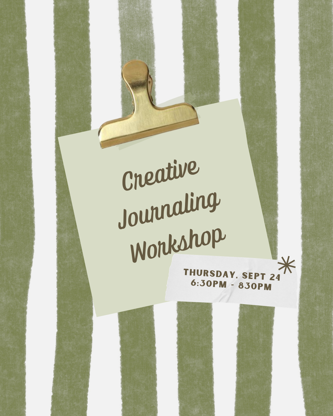 Creative Journaling Workshop with Rachel Dowda