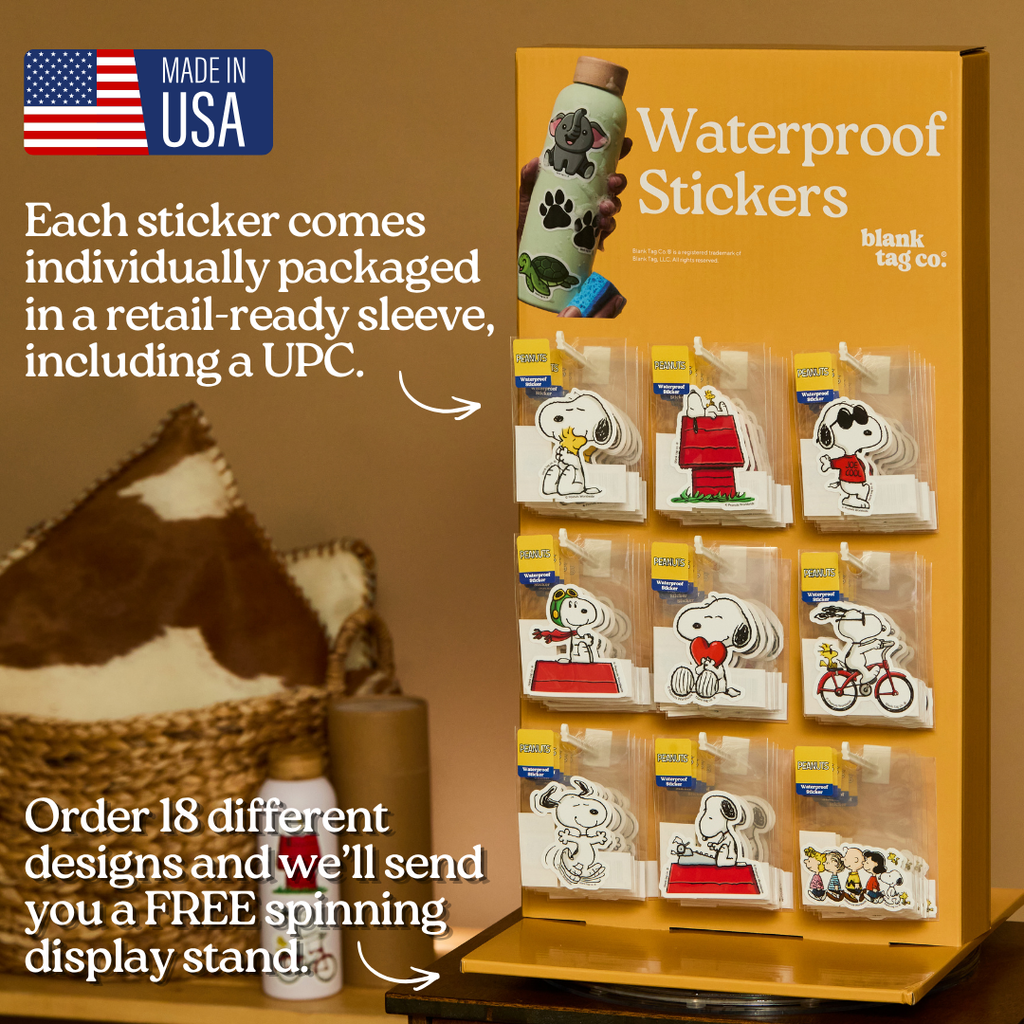 Peanuts® Waterproof Sticker - Witch Woodstock