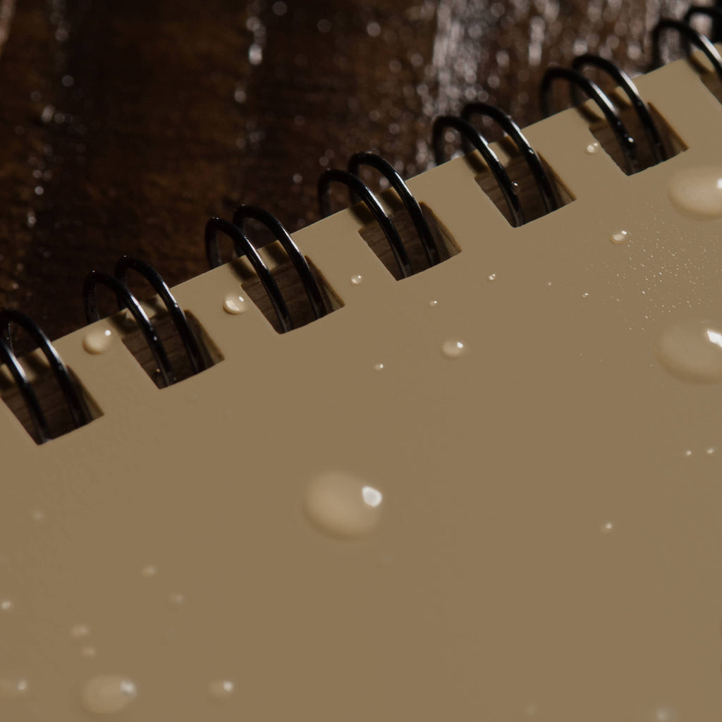Rite in the Rain 4.625" x 7" Side Spiral Notebook, Tan