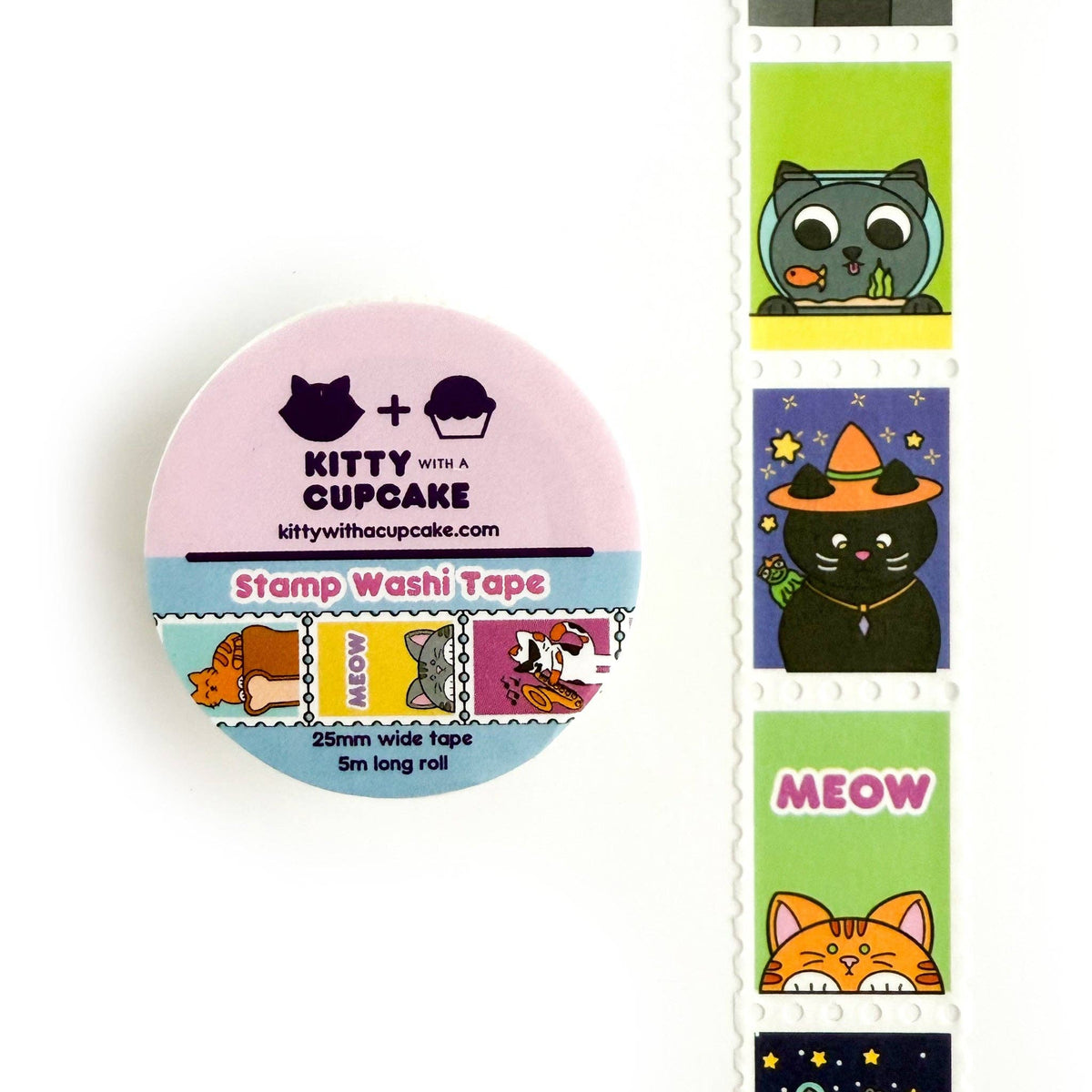 Cat Stamp Washi Tape