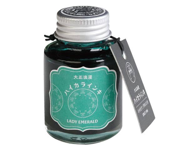 Teranishi Guitar Taisho Roman Haikara Fountain Pen Ink -  40 ml