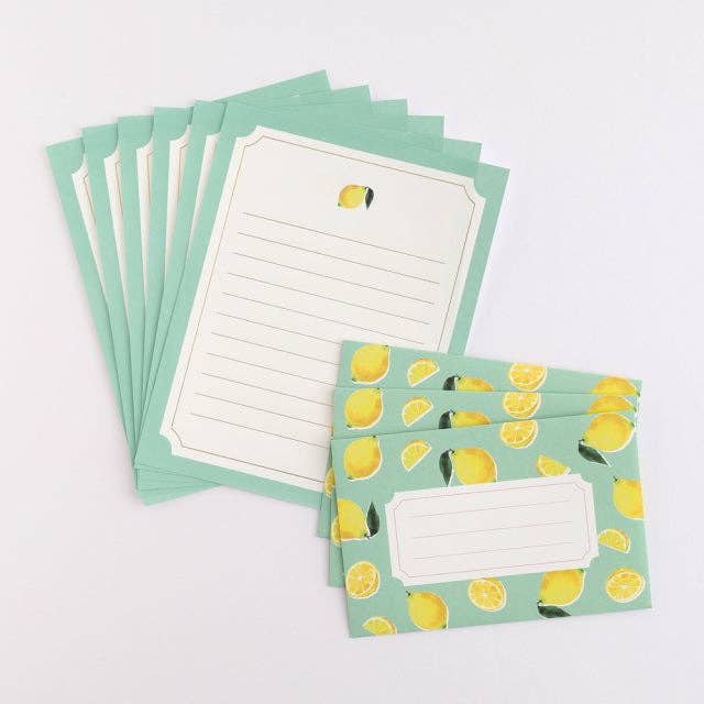 Green Flash Color fruits Letter Set