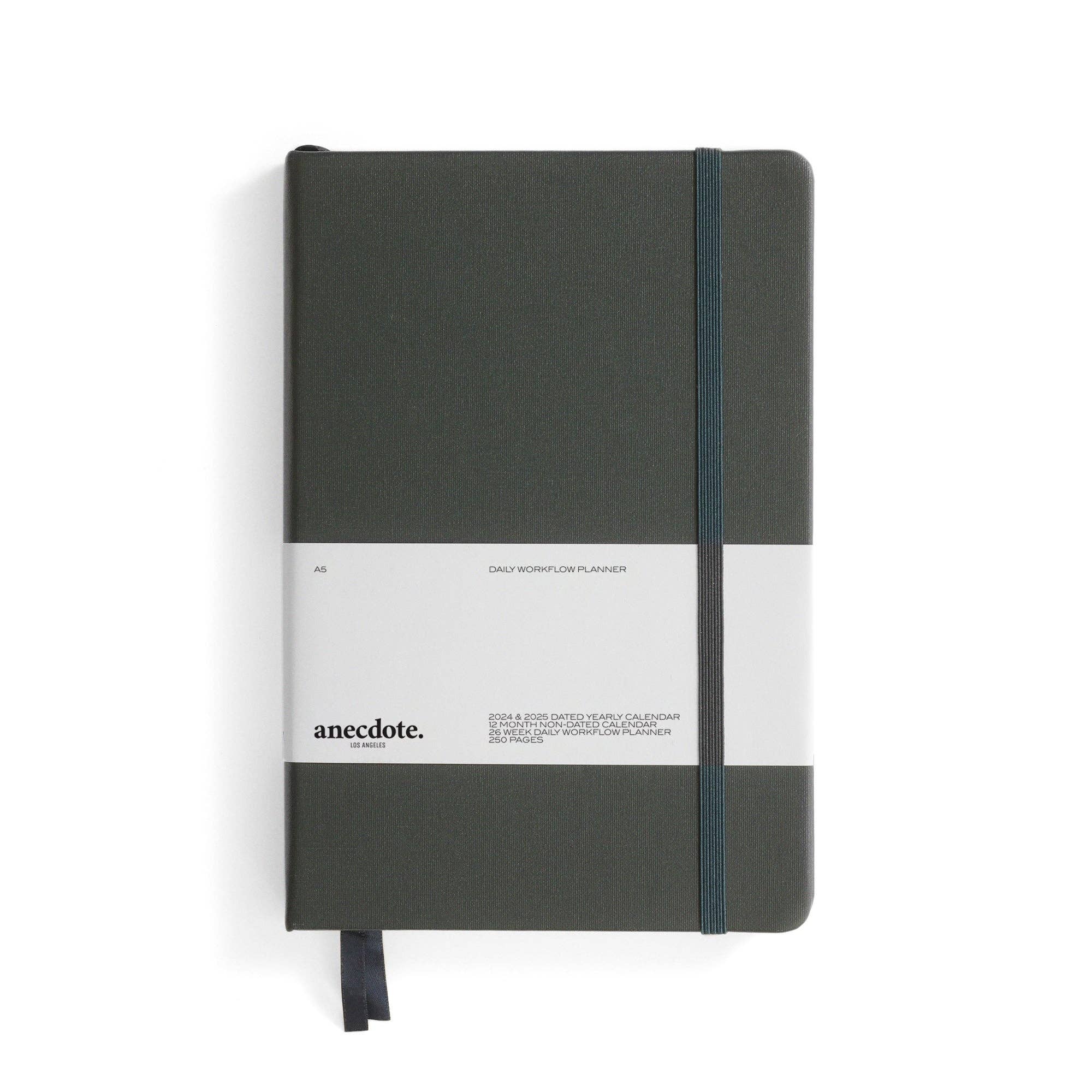 The Daily Planner - Hardcover with Library Buckram Cover