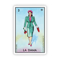 Loteria® Waterproof Sticker - La Dama