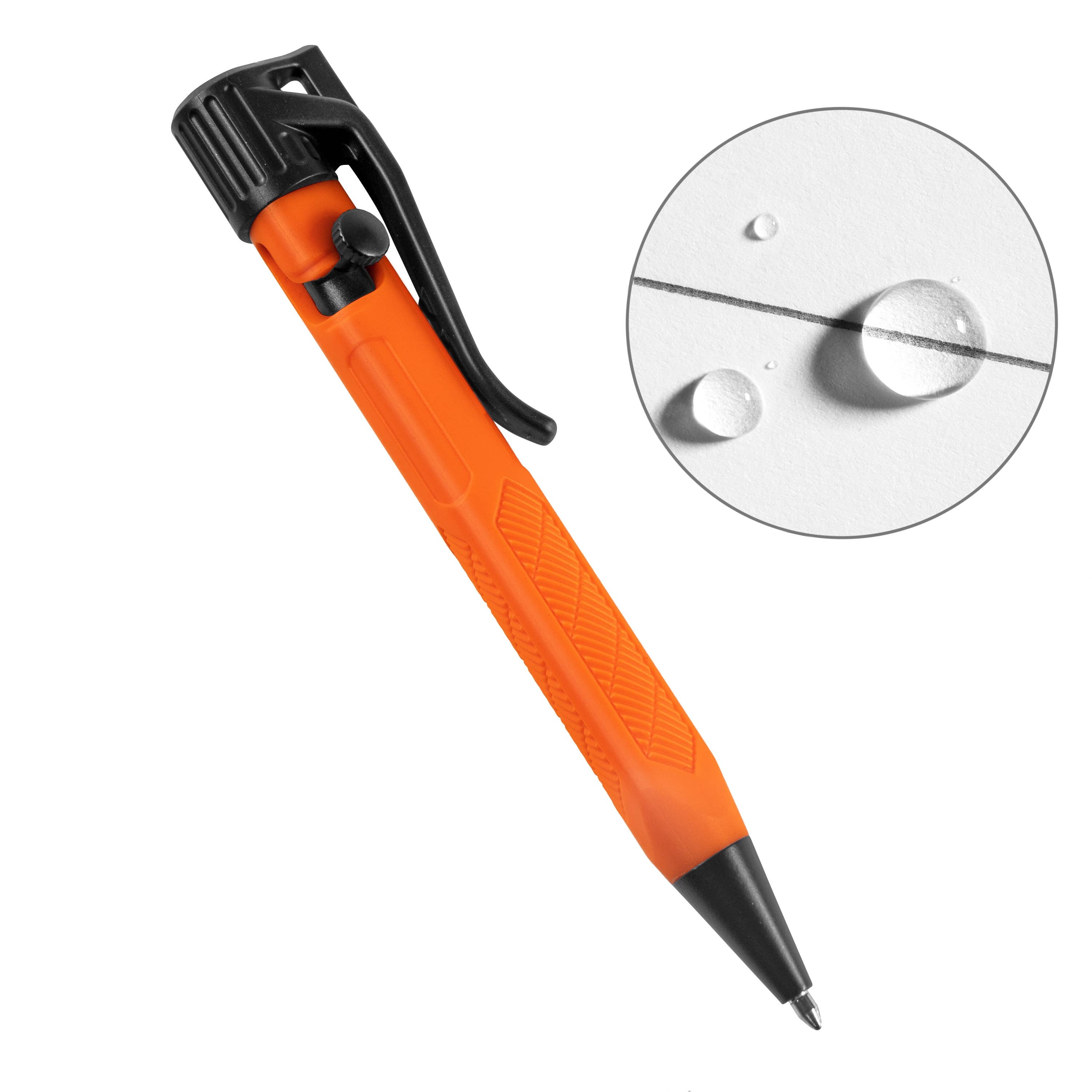 Mini Bolt-Action Pen - Orange