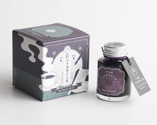 Teranishi Guitar Taisho Roman Haikara Fountain Pen Ink -  40 ml