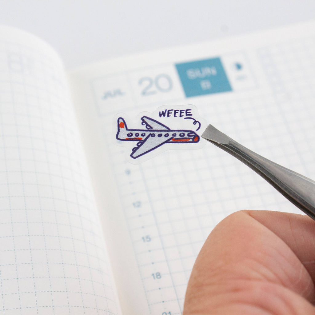 Travel 01-Clear Planner Sticker Sheet
