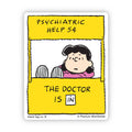 Peanuts® Waterproof Sticker - Doctor Is In