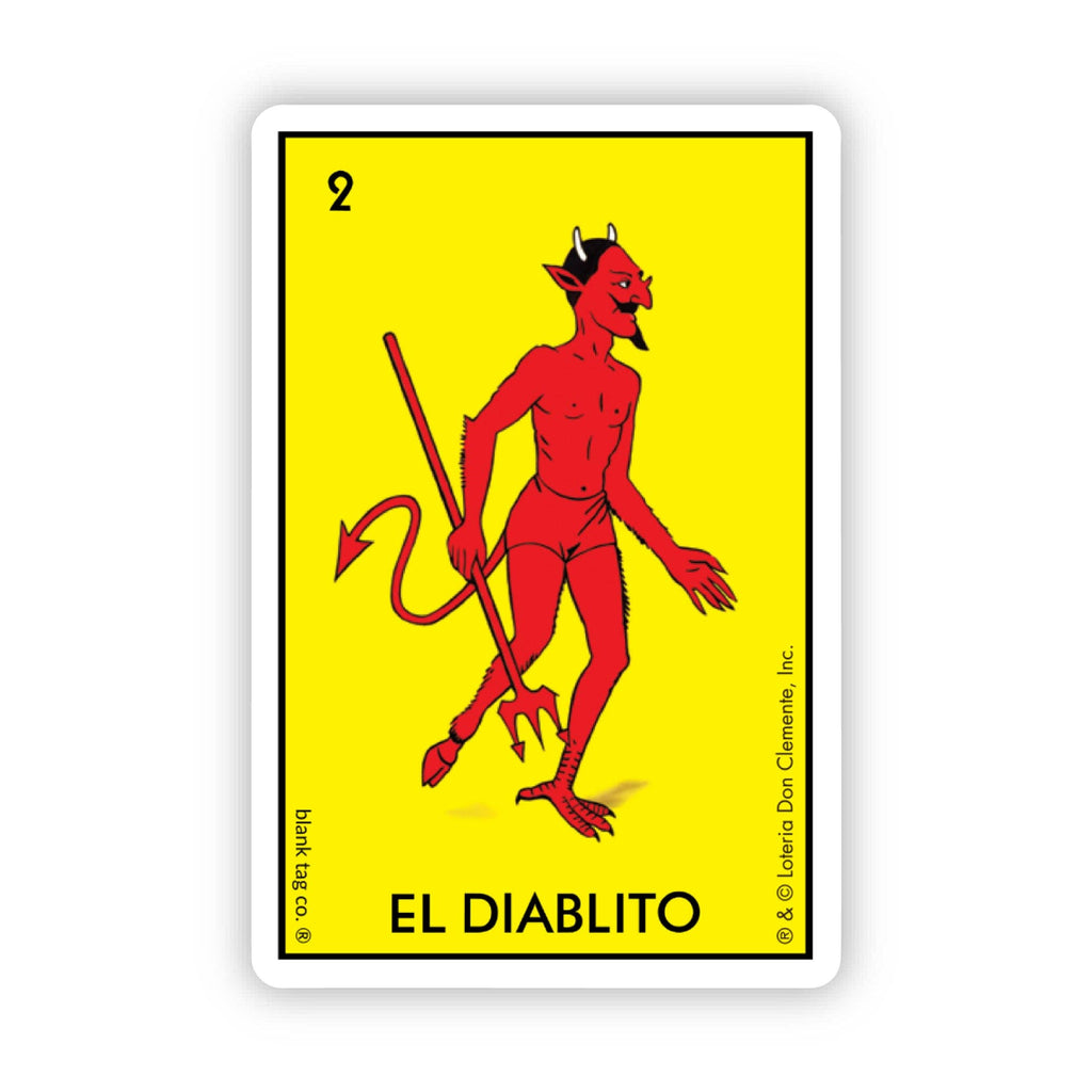 Loteria® Waterproof Sticker - El Diablito