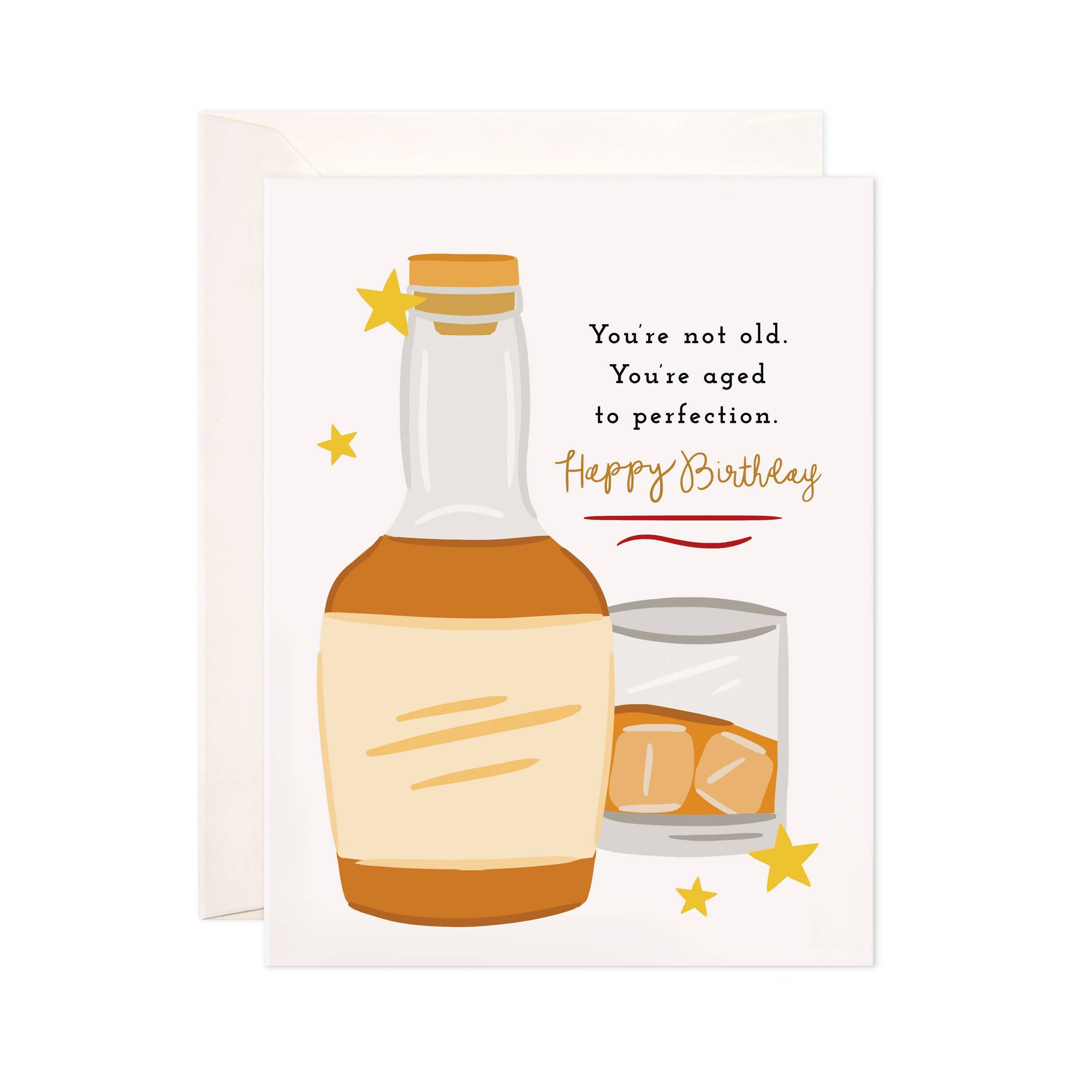Whiskey Birthday Greeting Card - Birthday Card