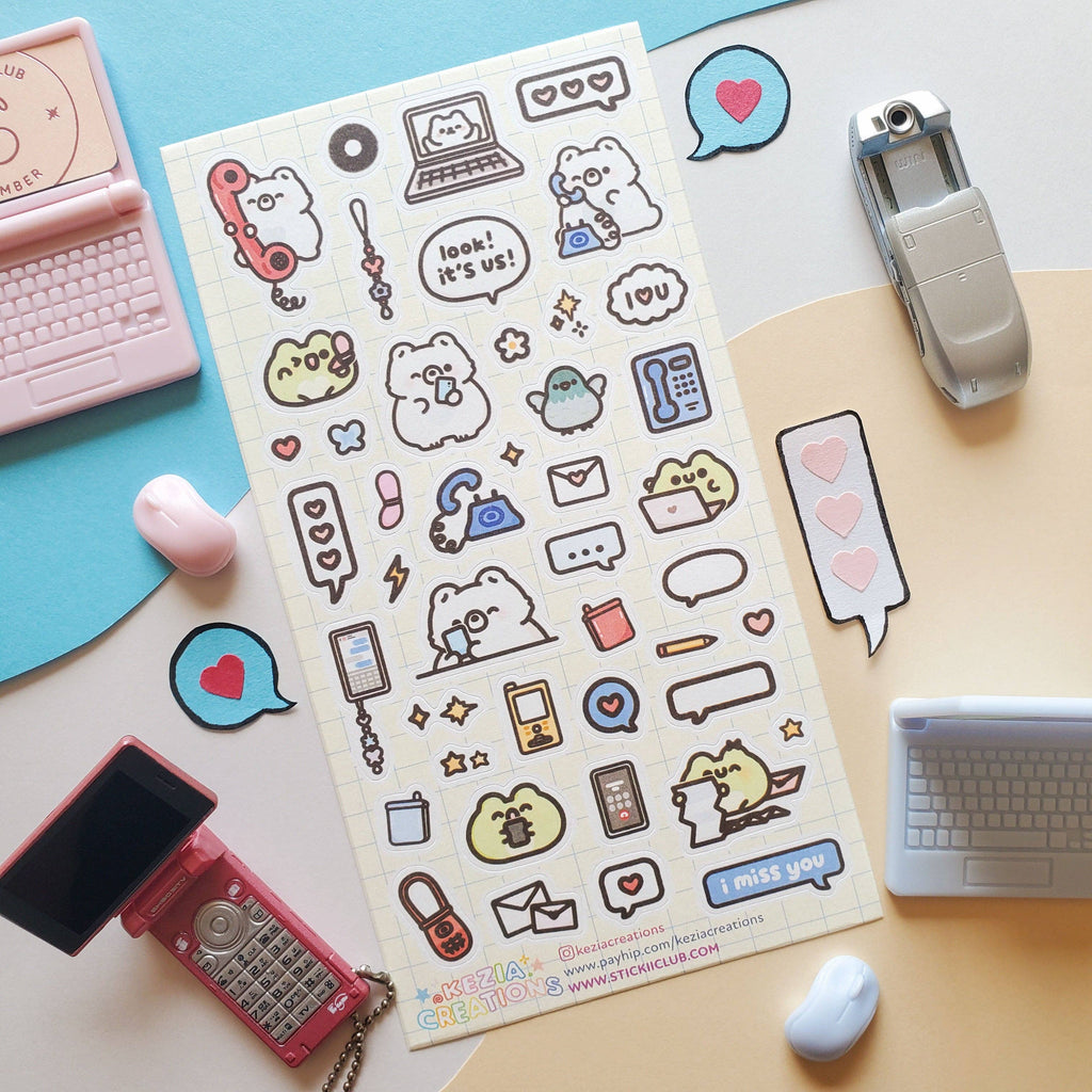 Call Me! Sticker Sheet