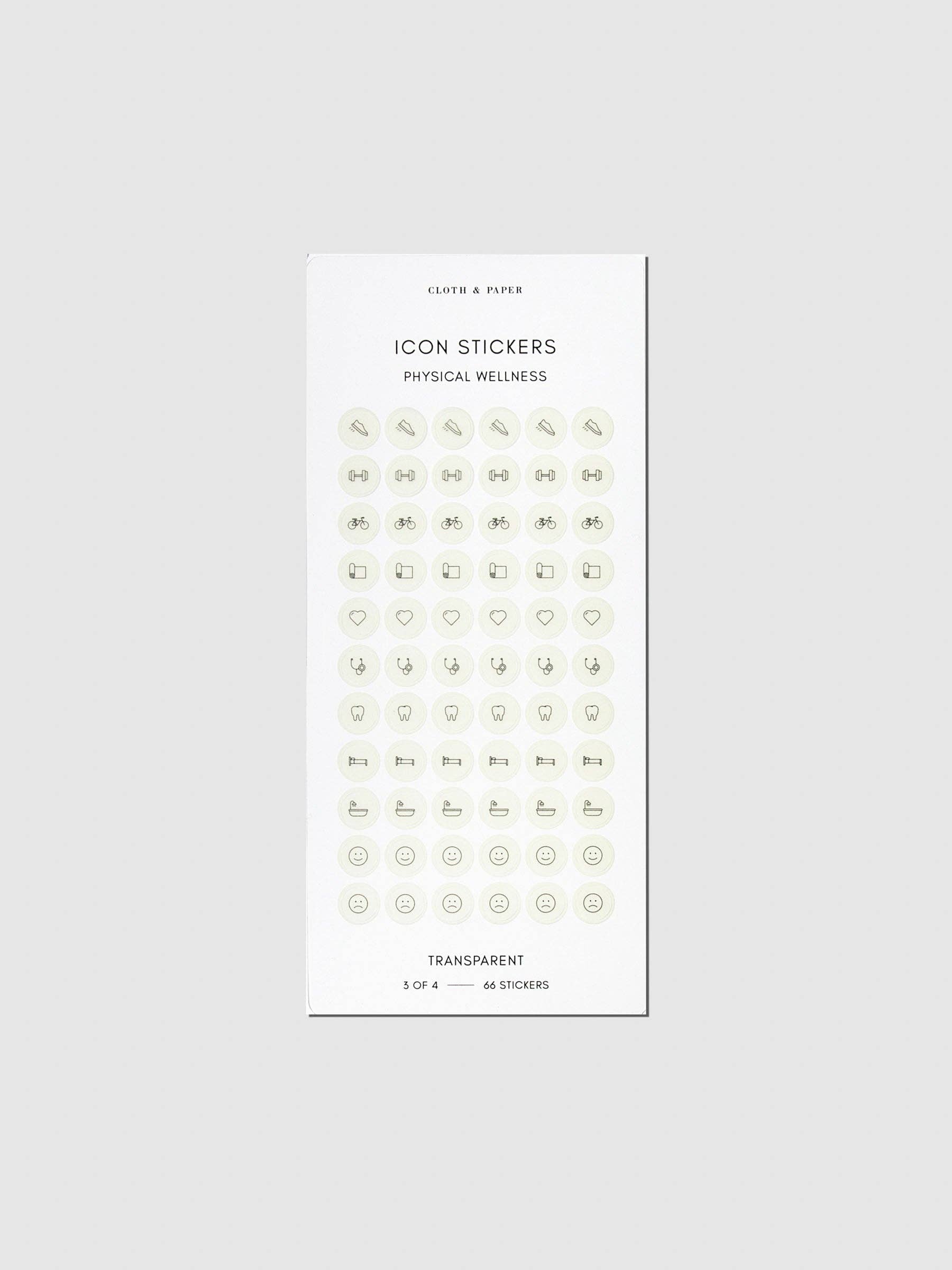 Healthy Planning Sticker Set