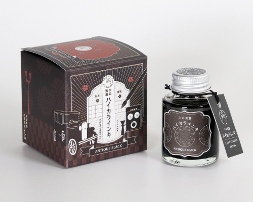 Teranishi Guitar Taisho Roman Haikara Fountain Pen Ink -  40 ml