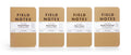 Field Notes Original Kraft Pocket Size 3-Packs