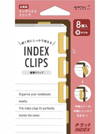 Midori Index Clips