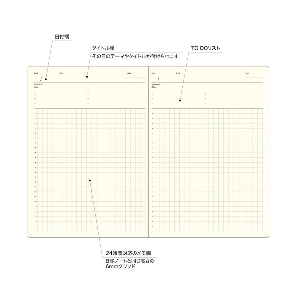 Laconic Style Notebook- Daily