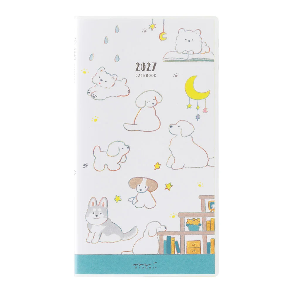 POCKET DIARY SLIM DOG 2027