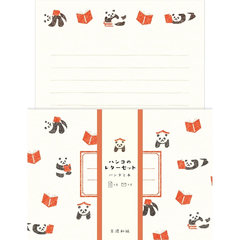 Furukawa – Today’s Letter Set – Panda & Book