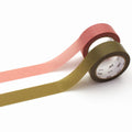 mt Washi tape upcycle tape set of 2: rose pink x uguisu