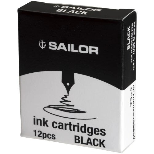 Sailor Fountain Pen Ink Refill Cartridge - 12pcs