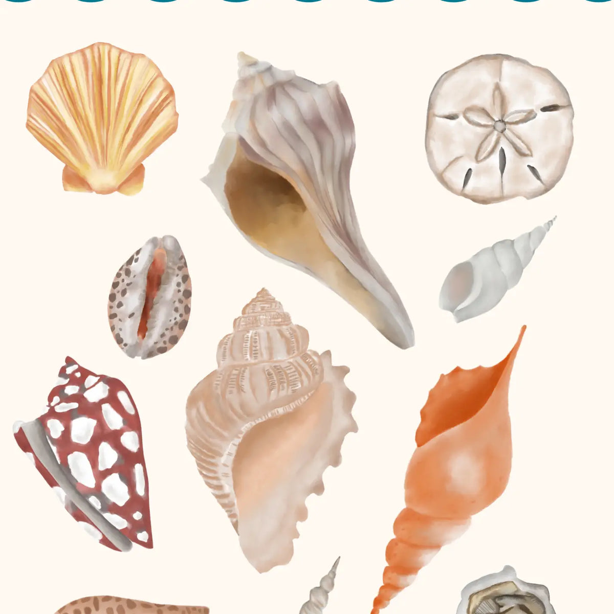 Studio Hibiscus Sticker Sheet - Shell Shop