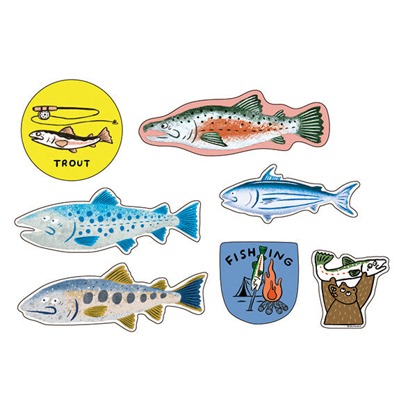 Greeting Life x Okataoka Sticker Pack - Fishing Club