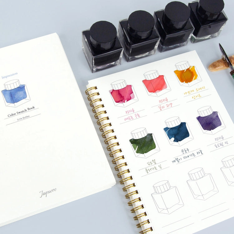 Ink Color Swatch Notebook A5