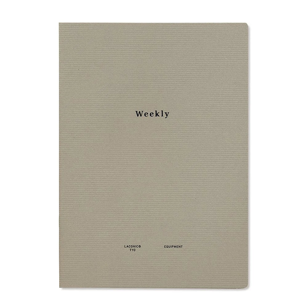 Laconic Style Notebook- Weekly
