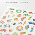 Midori Yuru Log Sticker Motif